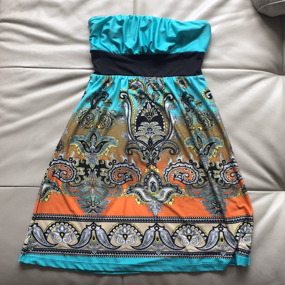 Strapless dress